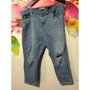 Signature Levi Strauss Jeans Womens 20 Heritage Boyfriend Stretch Denim Cuffed